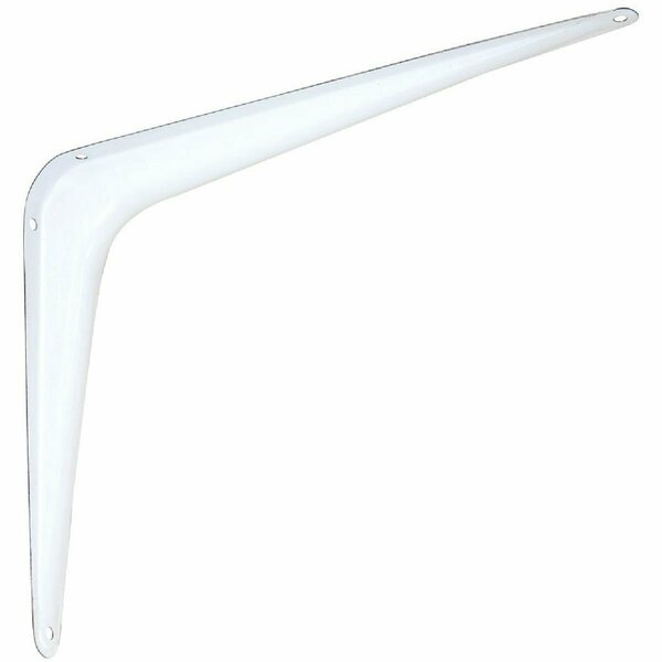 National 211 8 In. D. x 10 In. H. White Steel Shelf Bracket N218925